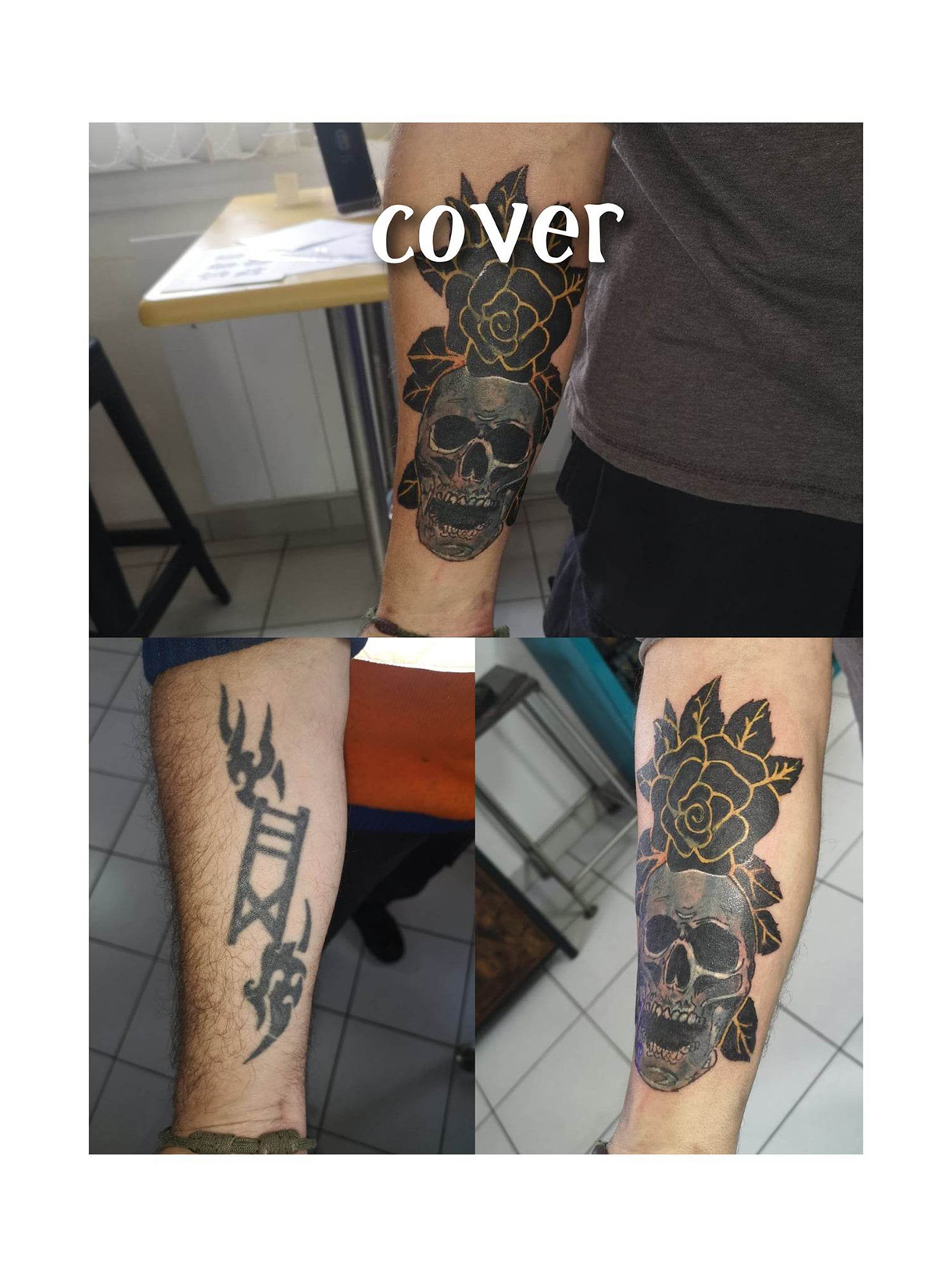 K'Tattoo Tika : tattoo cover à Chartres, Dreux (28), Paris (75) & Le Mans (72)